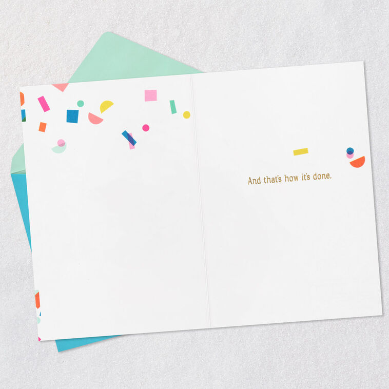 Hallmark That's How It's Done Congratulations Card