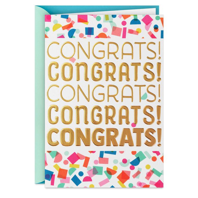 hallmark That's How It's Done Congratulations Card