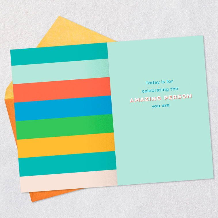 Hallmark The Amazing Person You Are Birthday Card