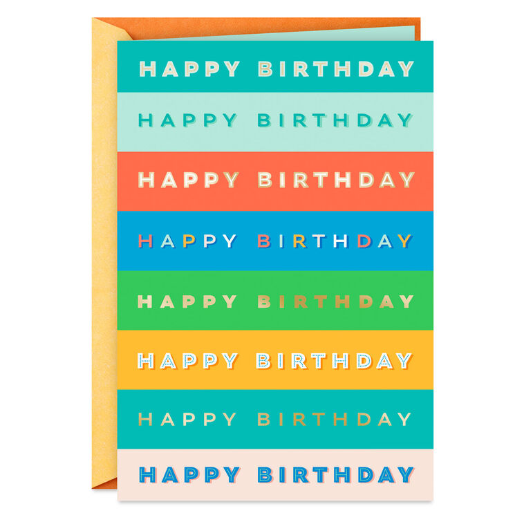 hallmark The Amazing Person You Are Birthday Card