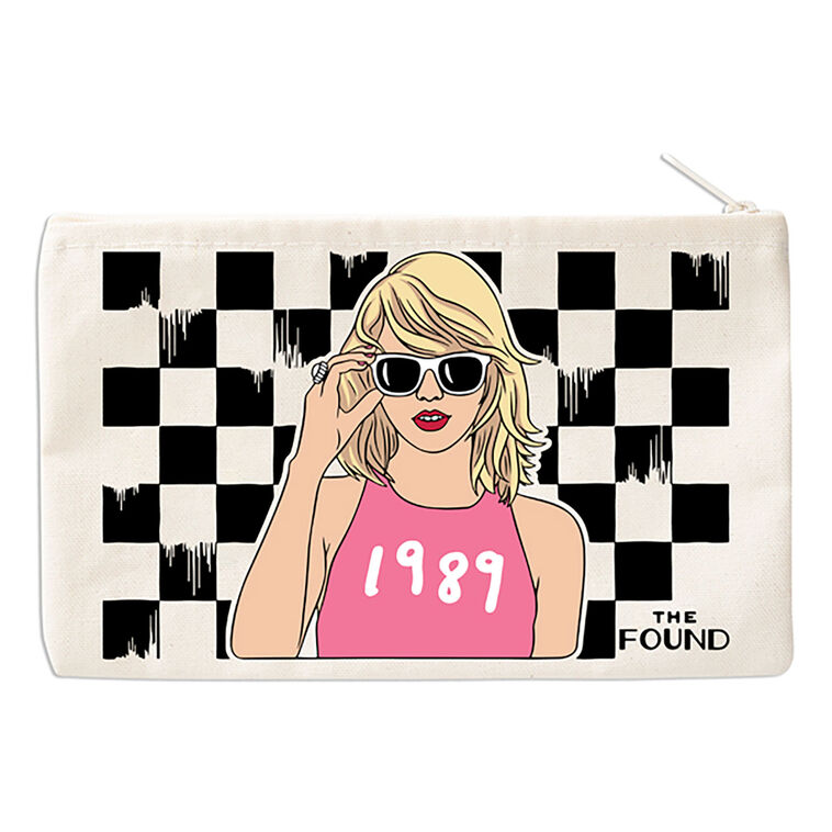 hallmark The Found 1989 Taylor Swift Canvas Pouch
