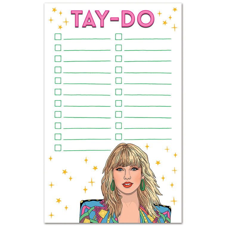 hallmark The Found "Tay-Do List" Note Pad