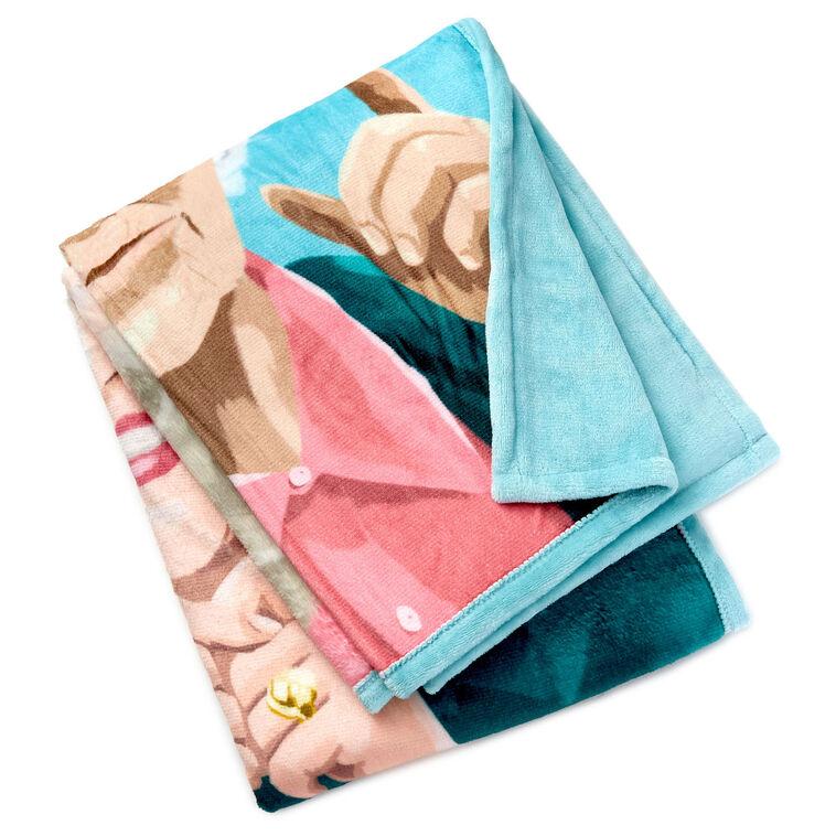 hallmark The Golden Girls Portrait Blanket 50x60