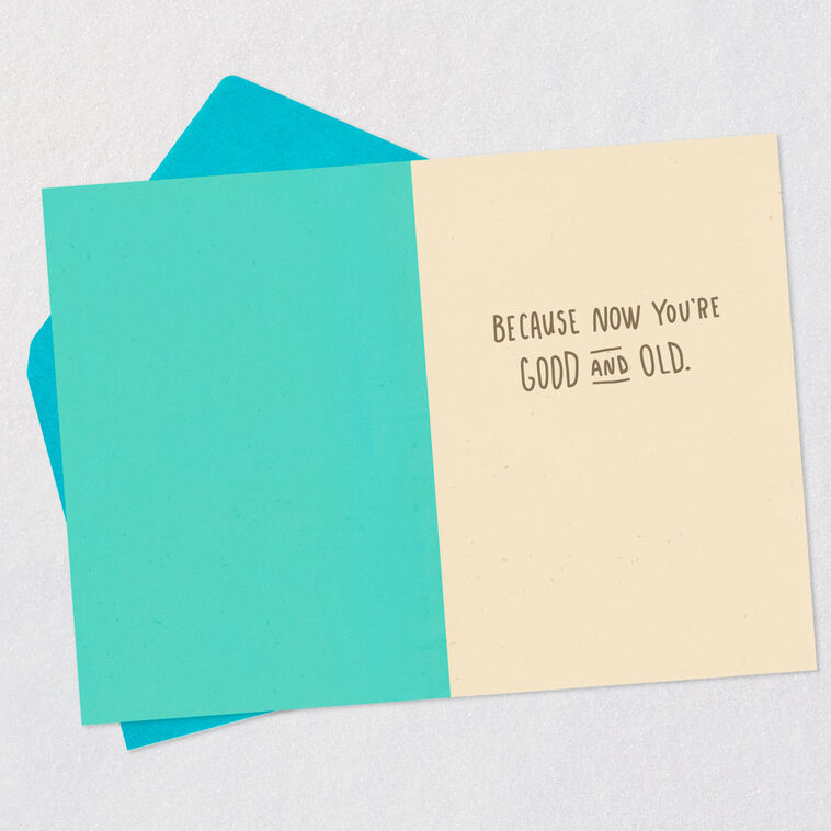 Hallmark The Good Old Days Funny Birthday Card