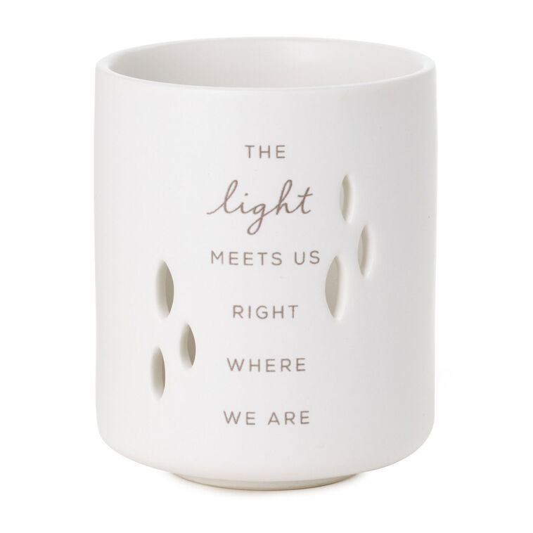 hallmark The Light Meets Us Candle Holder