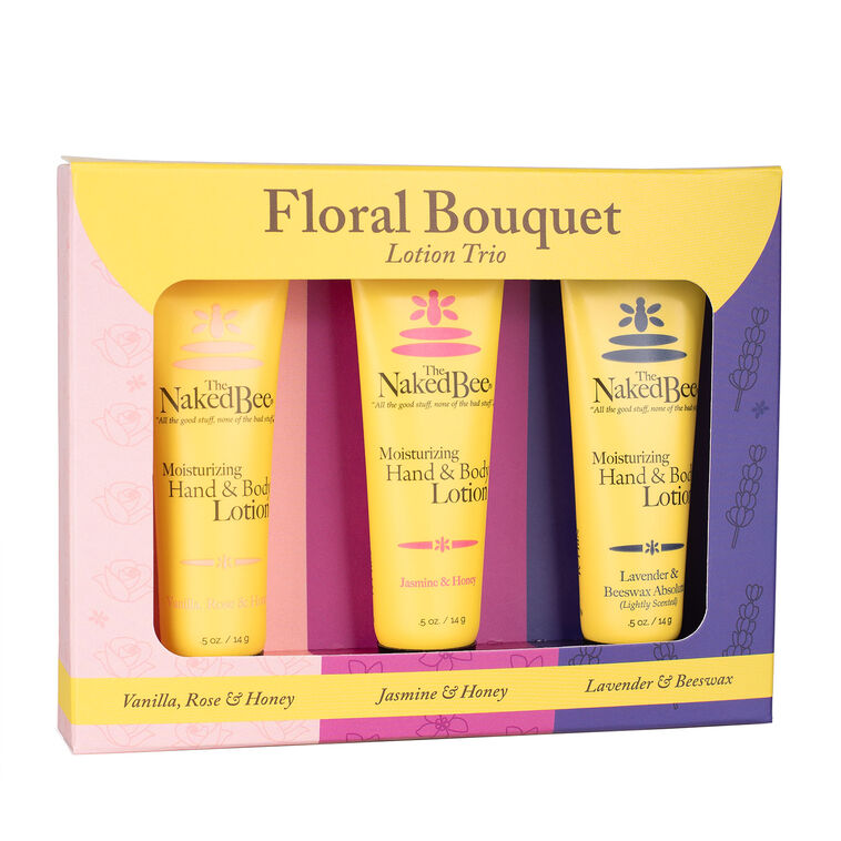 hallmark The Naked Bee Floral Bouquet Lotion Trio