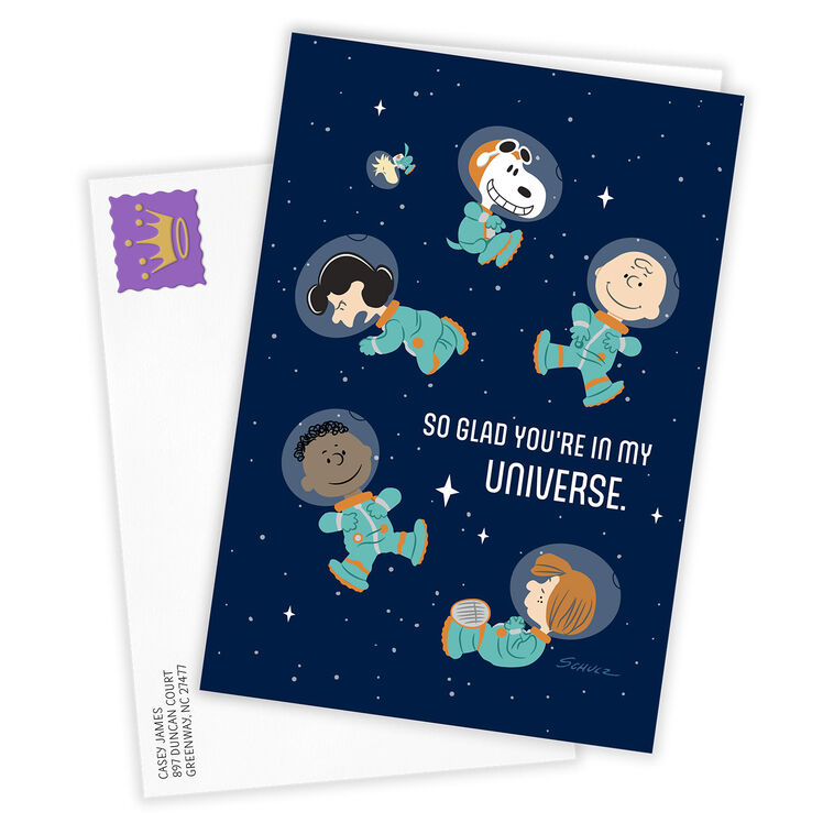 Hallmark The Peanuts® Gang Astronauts Custom Card
