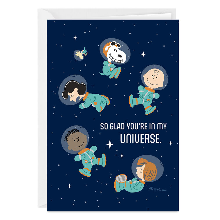 hallmark The Peanuts® Gang Astronauts Custom Card