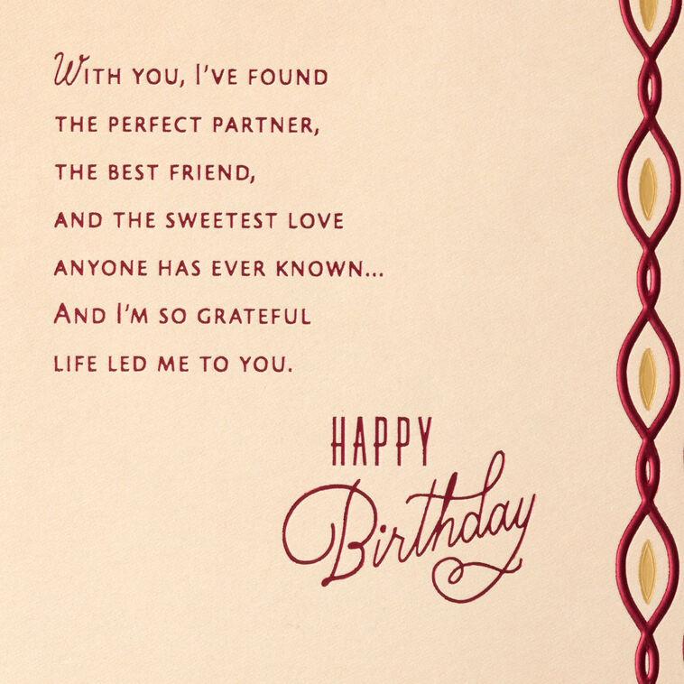 Hallmark The Wonderful Man I Love Birthday Card