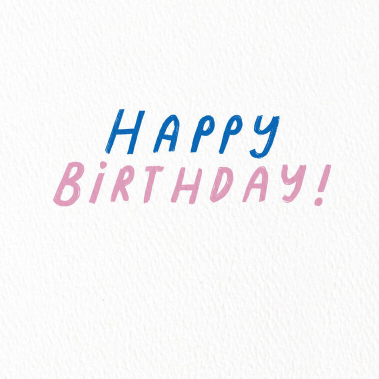 Hallmark The World Got Lucky Today Birthday Card
