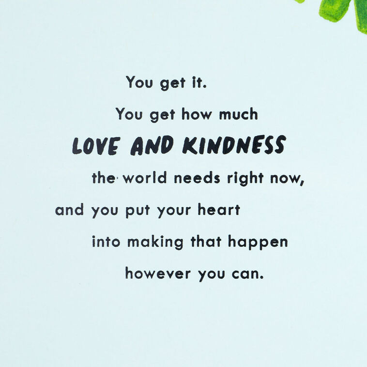 Hallmark The World Needs More You Birthday Card