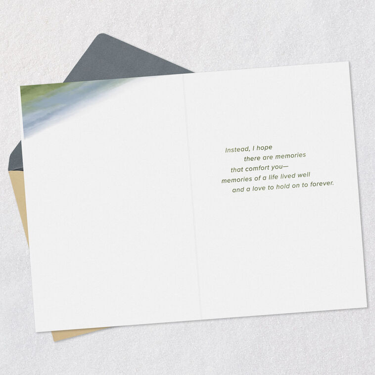 Hallmark There Are No Words Sympathy Card