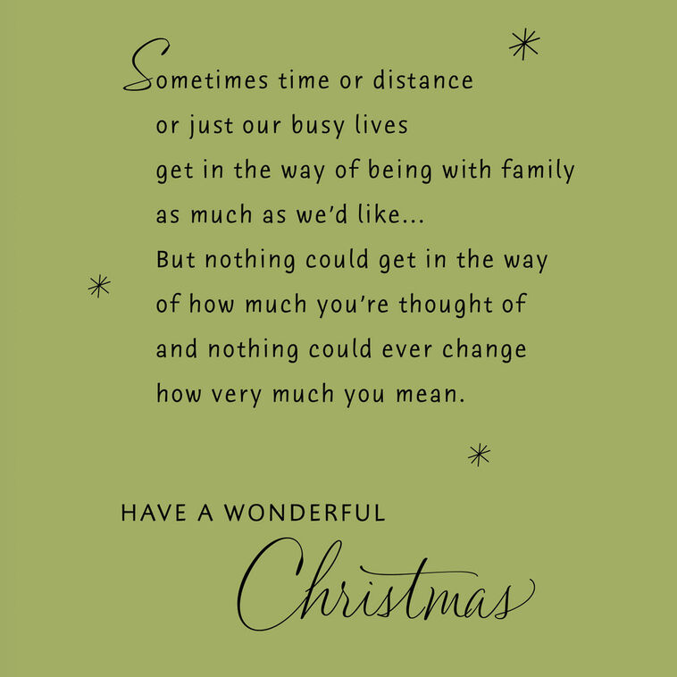 Hallmark Thinking Of You Christmas Card For Nephew