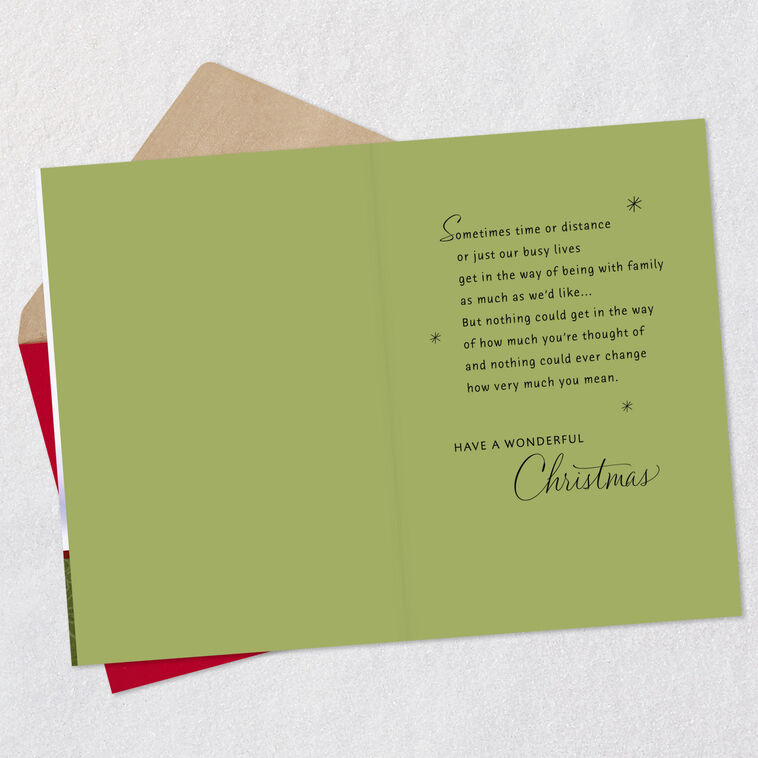 Hallmark Thinking Of You Christmas Card For Nephew