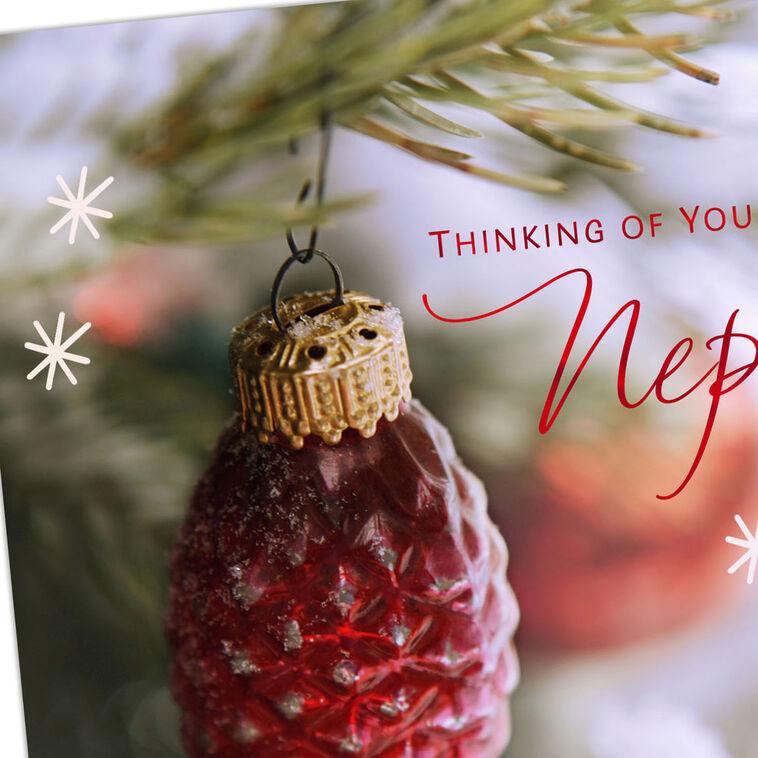 Hallmark Thinking Of You Christmas Card For Nephew