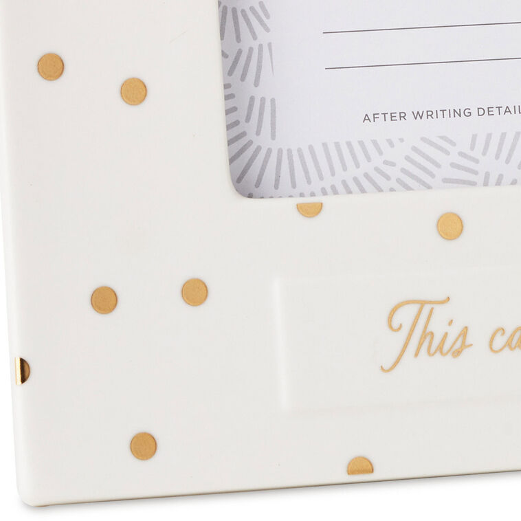 Hallmark This Calls For Confetti Picture Frame 4x6