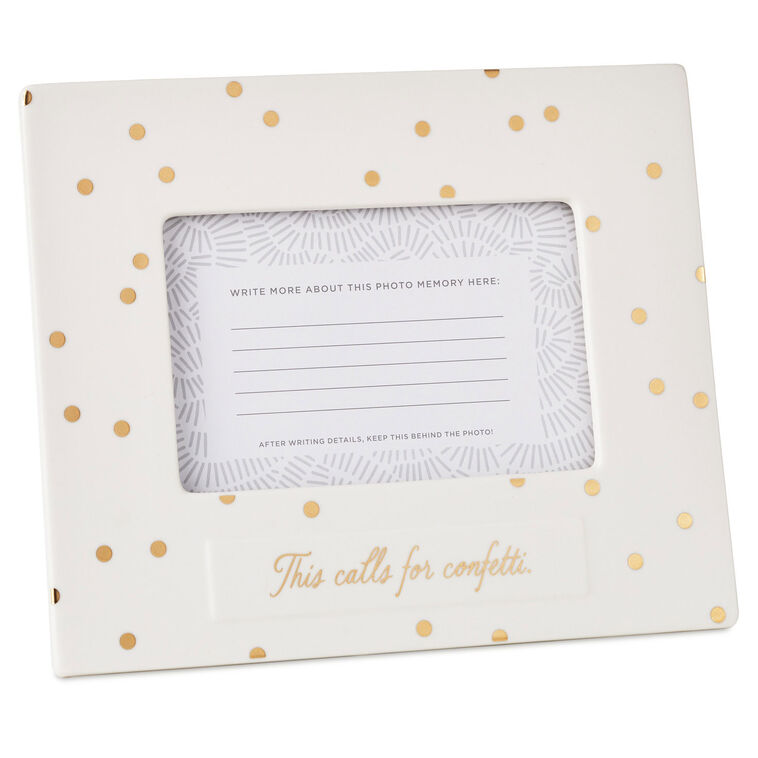 hallmark This Calls for Confetti Picture Frame 4x6