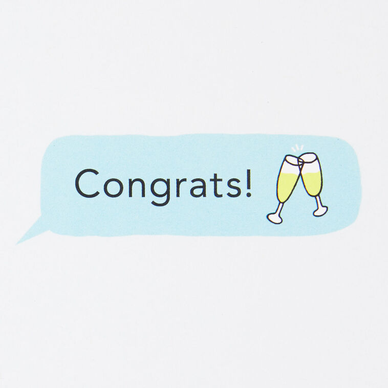 Hallmark This Calls For Congrats Wedding Card