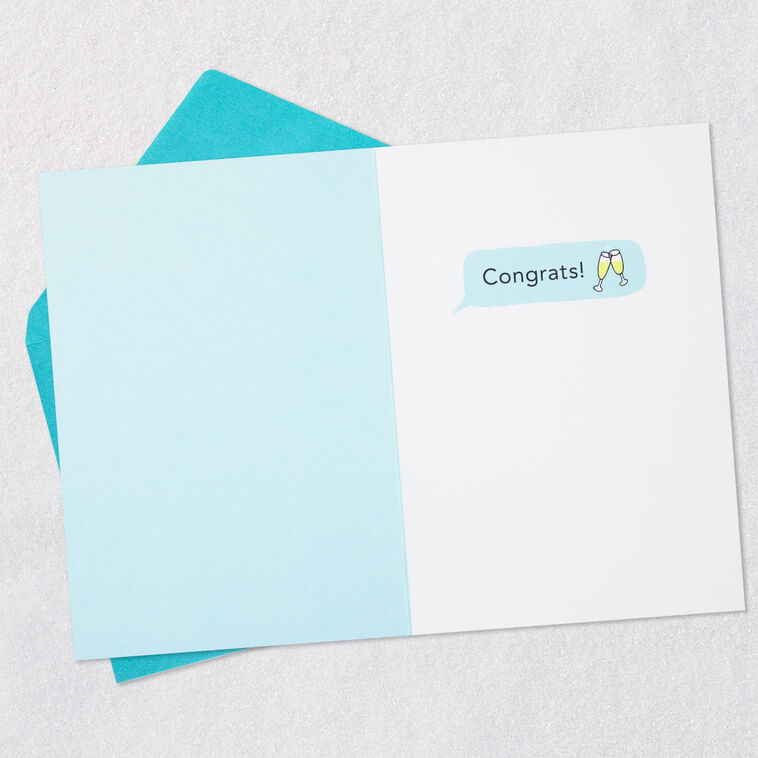 Hallmark This Calls For Congrats Wedding Card