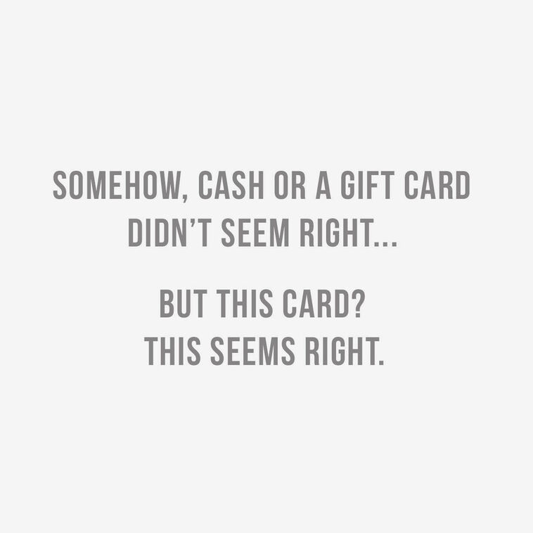 Hallmark This Card Seems Right Funny Birthday Card