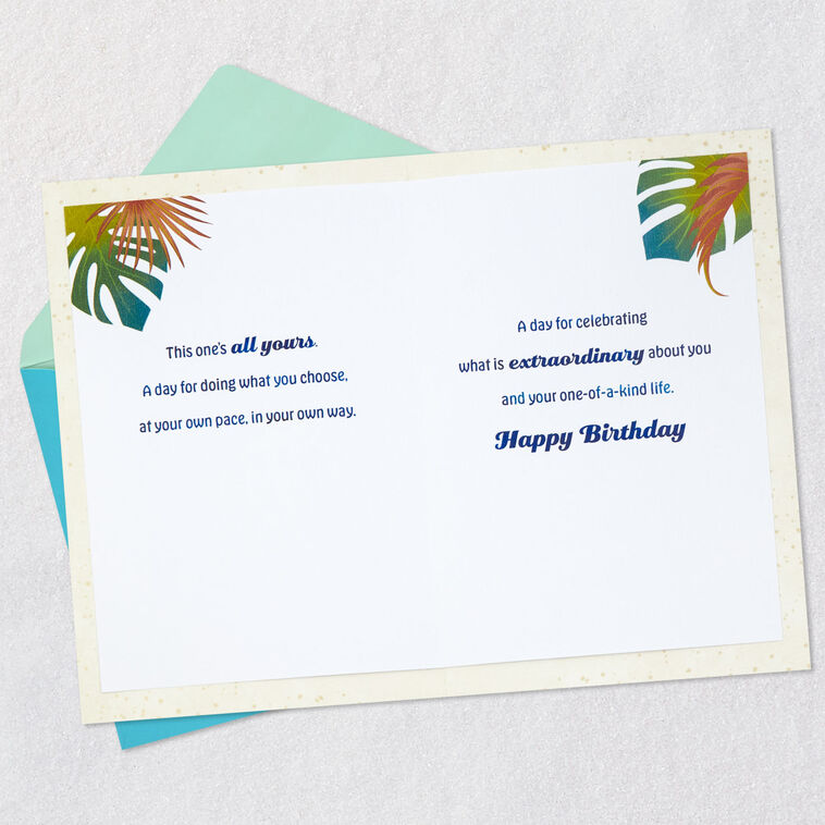 Hallmark This Day Is All Yours Birthday Card