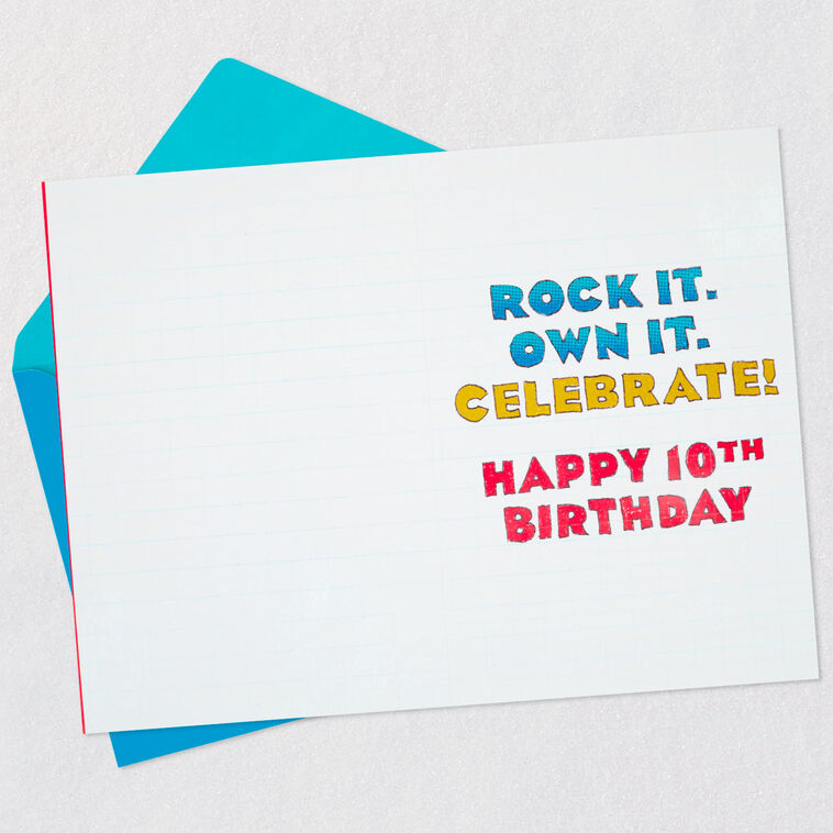 Hallmark This Is Epic 10th Birthday Card