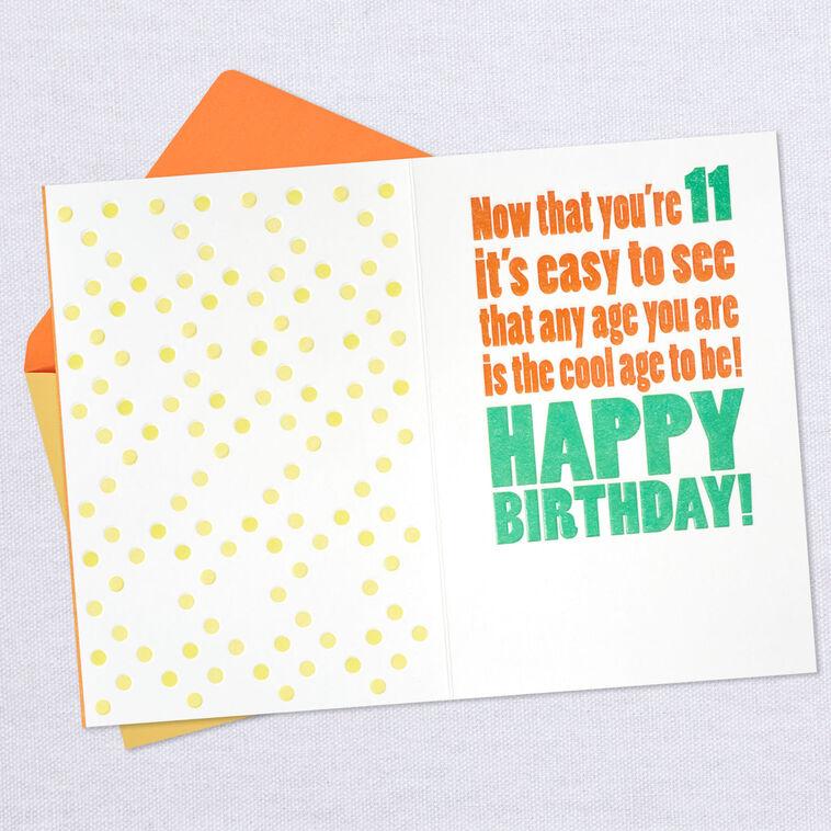 Hallmark This Is Huge 11th Birthday Card