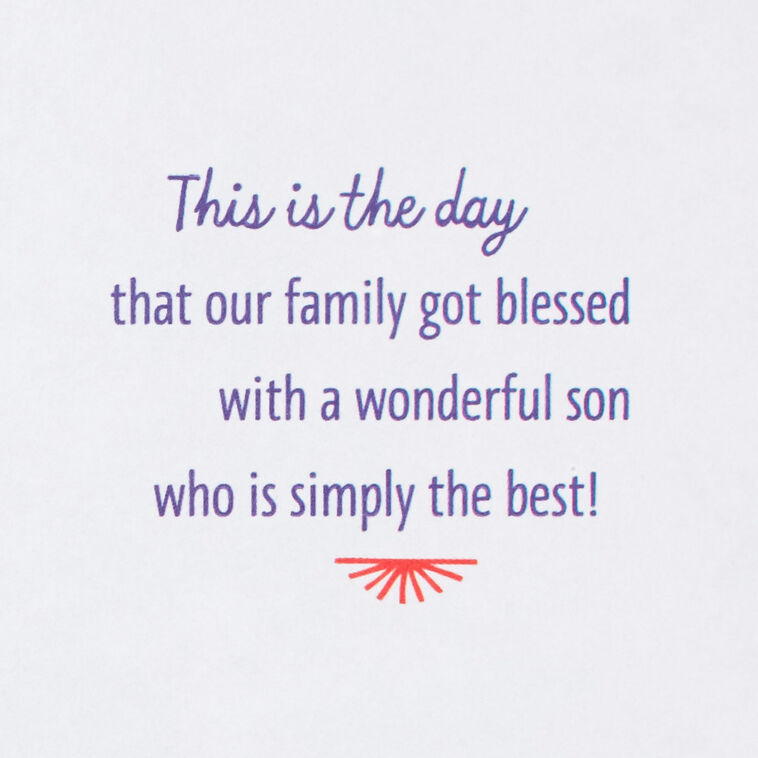 Hallmark This Is The Day Birthday Card For Son