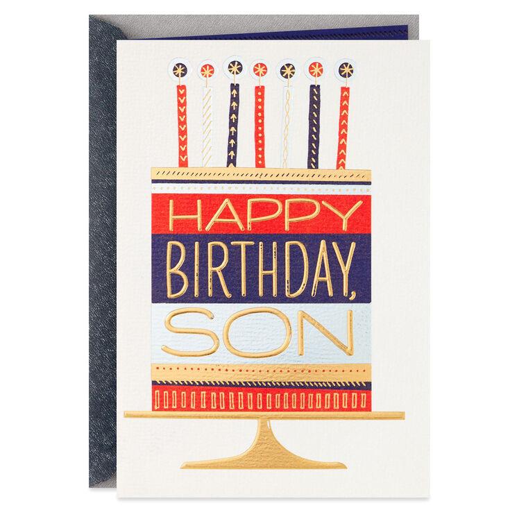 hallmark This Is the Day Birthday Card for Son