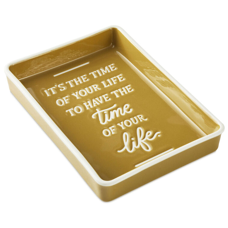 hallmark Time of Your Life Trinket Dish