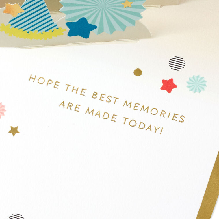 Hallmark Time To Celebrate 3D Pop-Up Card