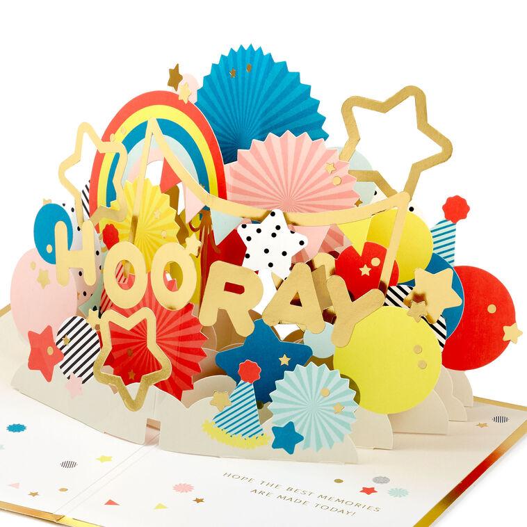 hallmark Time to Celebrate 3D Pop-Up Card