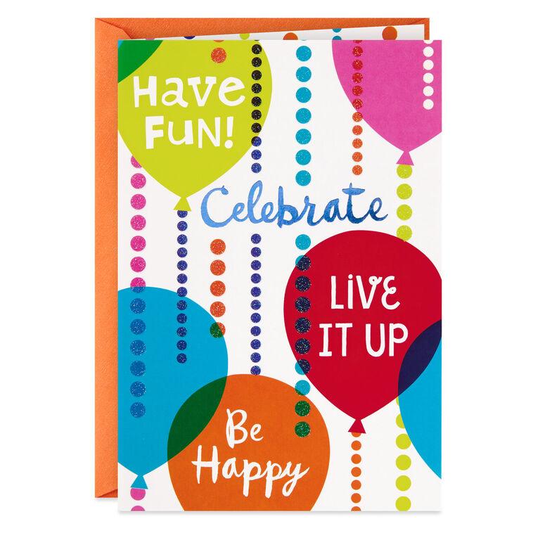 hallmark Time to Celebrate Birthday Card