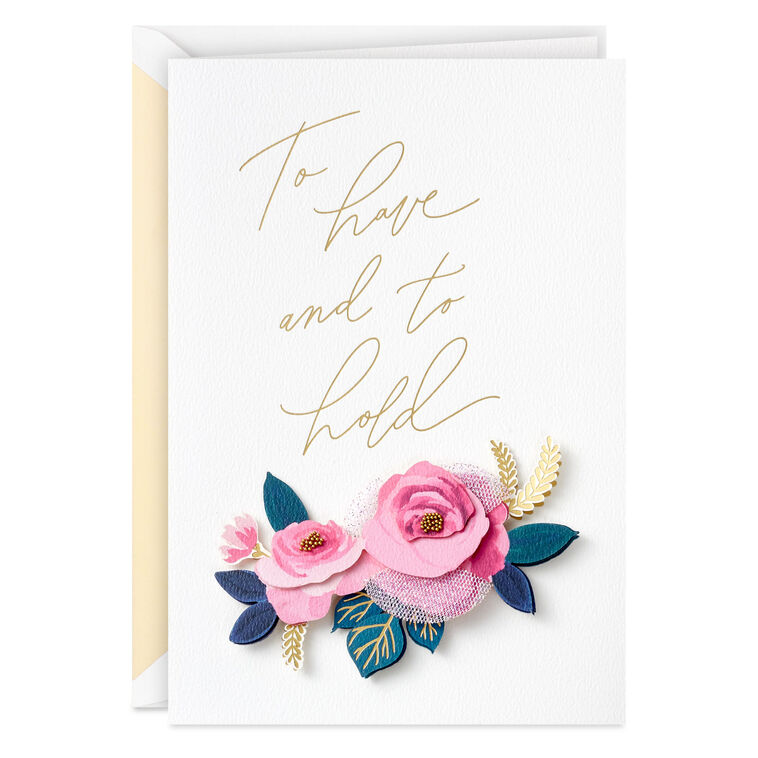 hallmark To Have and To Hold Always Wedding Card