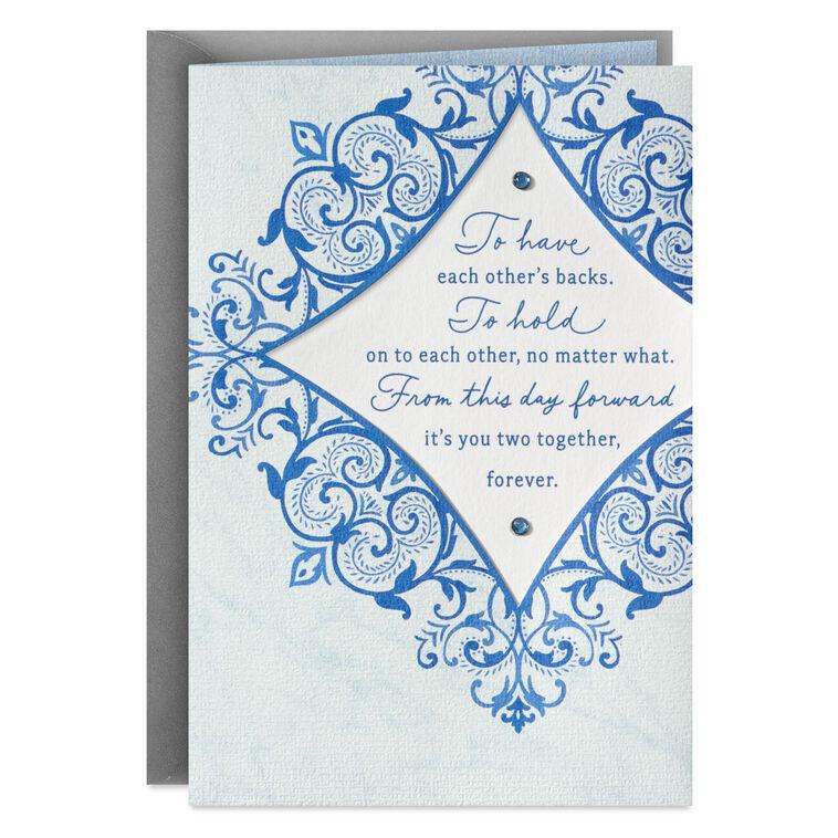 hallmark To Have and To Hold Wedding Card
