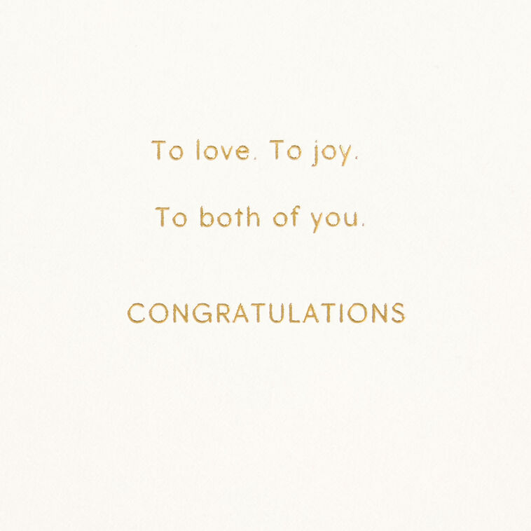 Hallmark To Love And Joy Wedding Card For Couple
