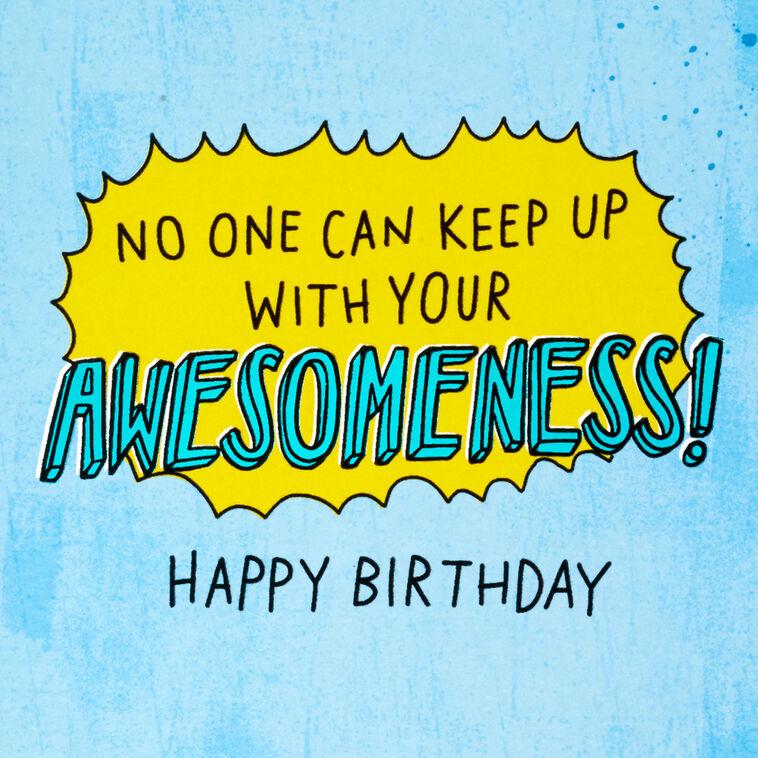 Hallmark Toadally Cool Skateboard Birthday Card