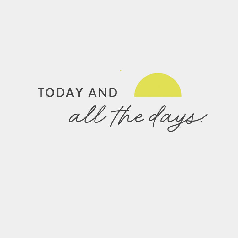 Hallmark Today And All Days Thinking Of You Card