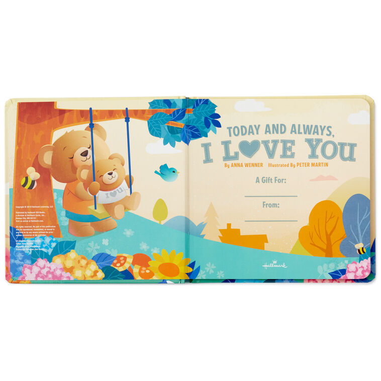 Hallmark Today And Always I Love You Book