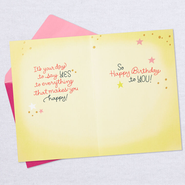 Hallmark Today Is All About You Birthday Card