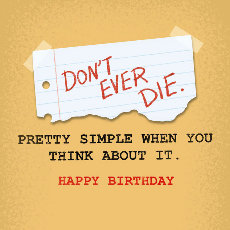 Hallmark Top Secret Folder Funny Birthday Card