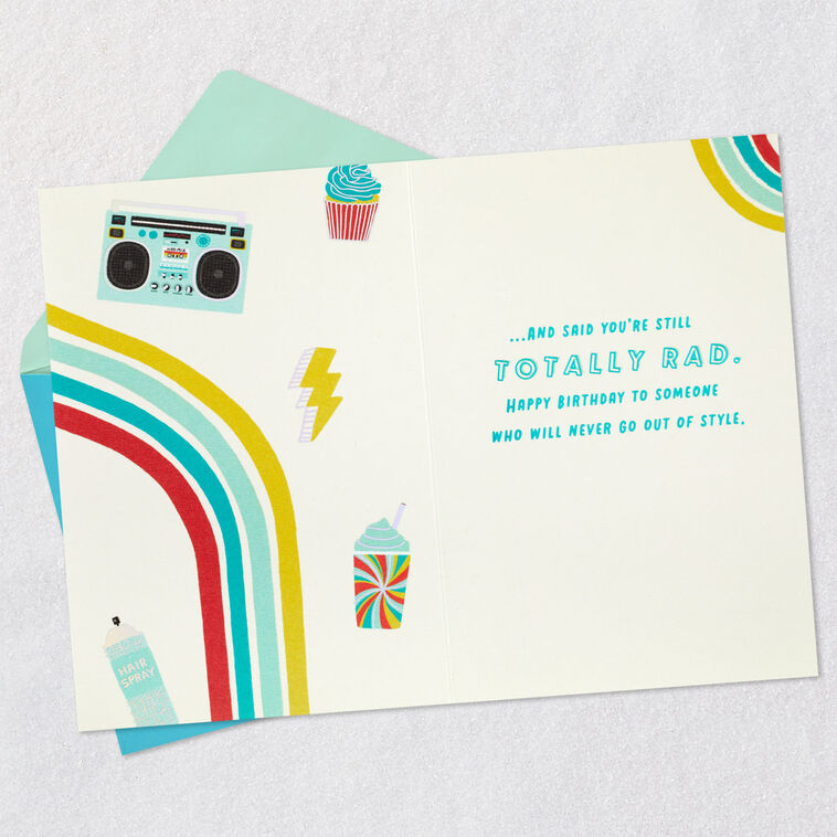 Hallmark Totally Rad 40th Birthday Card
