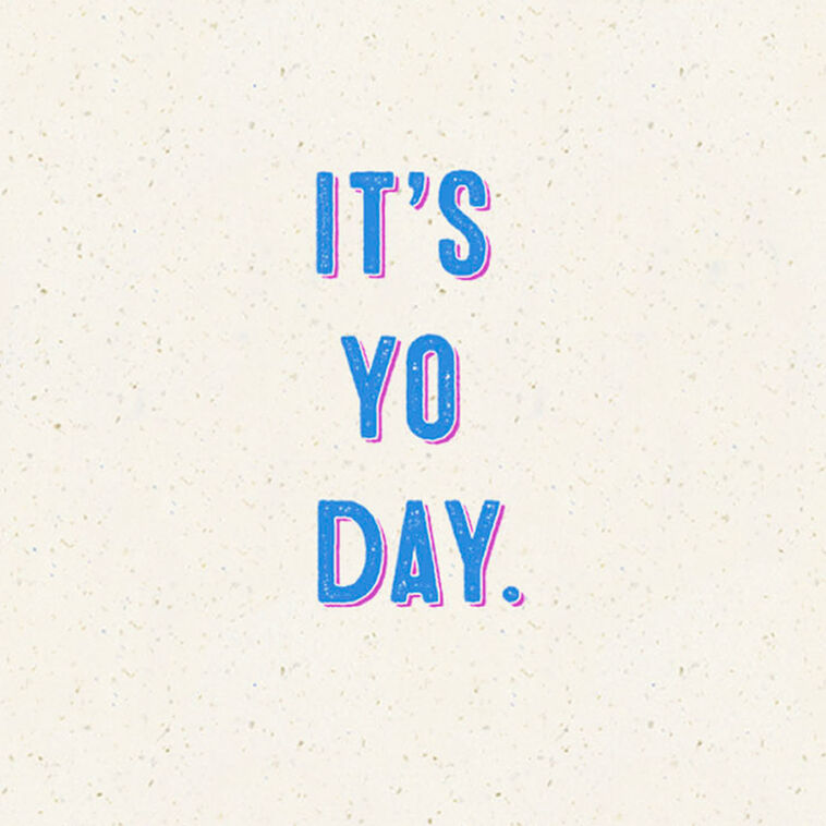 Hallmark Treat Yo Self Funny Birthday Card