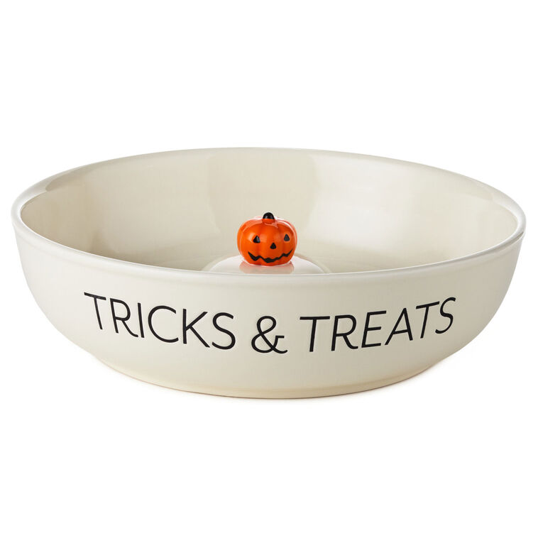 hallmark Tricks and Treats Ceramic Serving Bowl