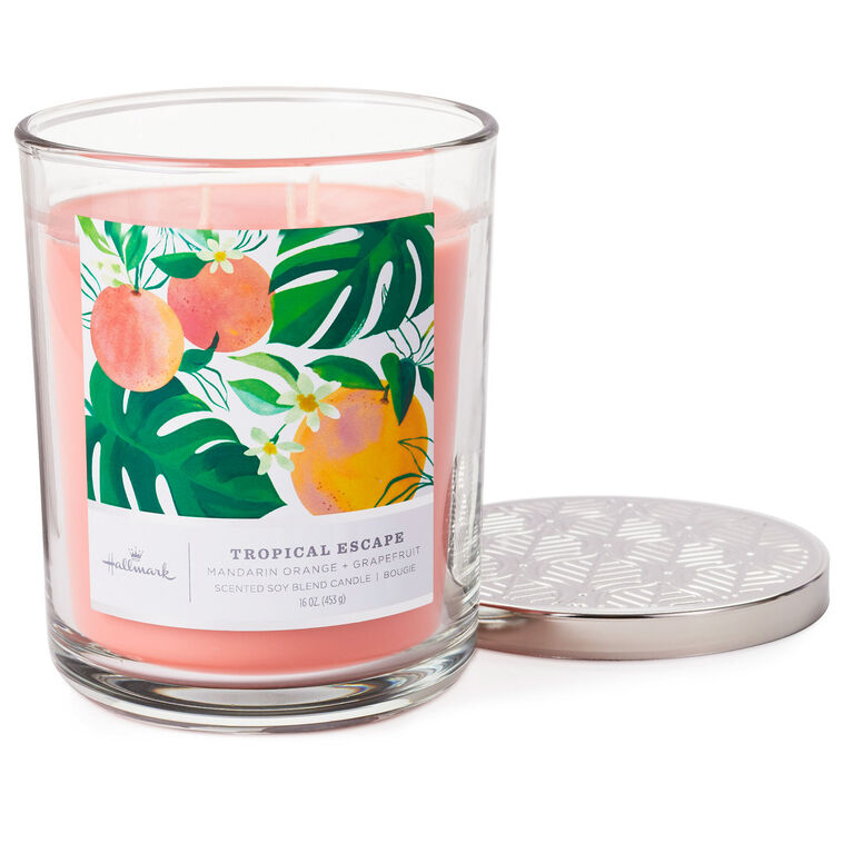 Hallmark Tropical Escape 3-Wick Jar Candle 16 Oz