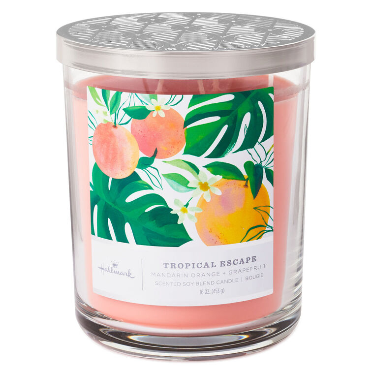 hallmark Tropical Escape 3-Wick Jar Candle 16 oz