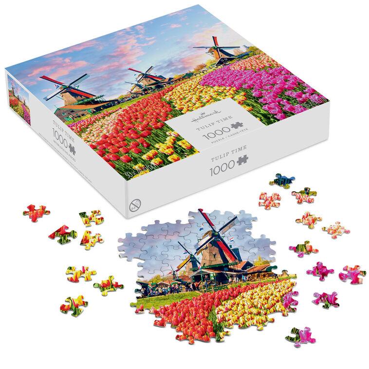 Hallmark Tulip Time 1000-Piece Jigsaw Puzzle