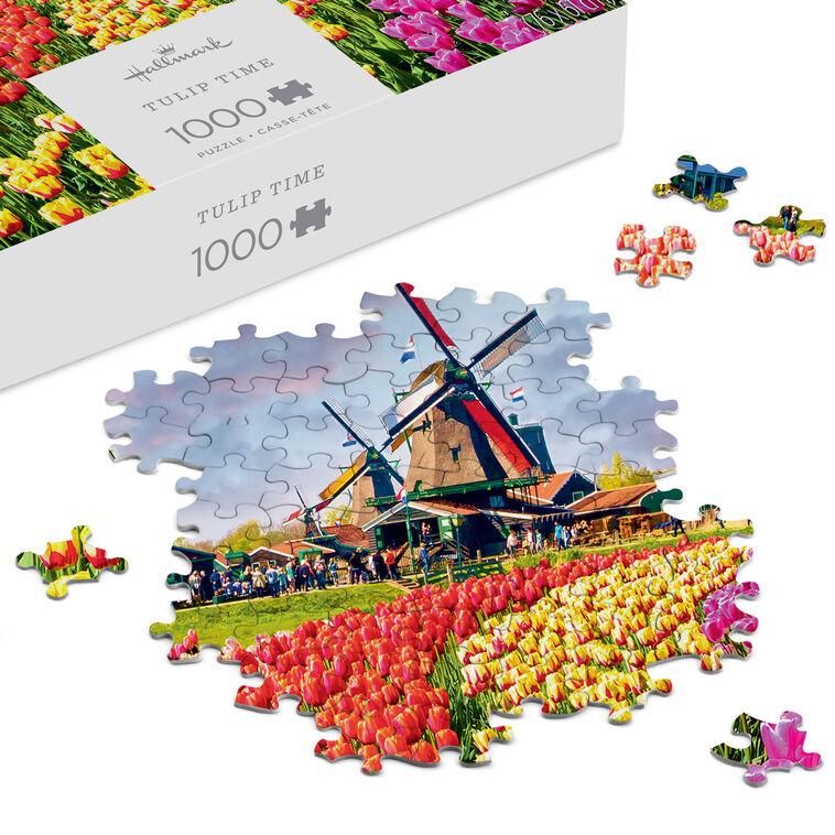 Hallmark Tulip Time 1000-Piece Jigsaw Puzzle