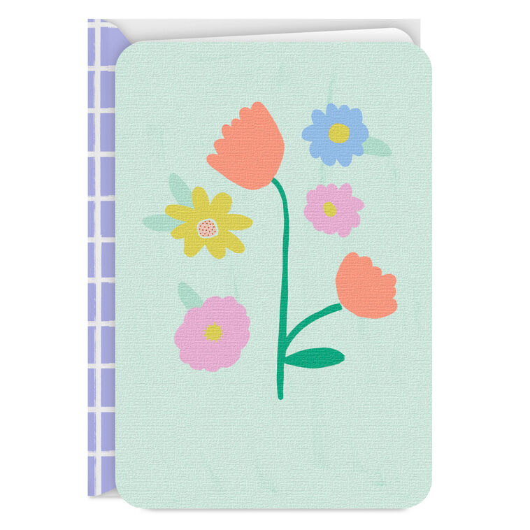 hallmark Tulips and Spring Flowers Blank Card