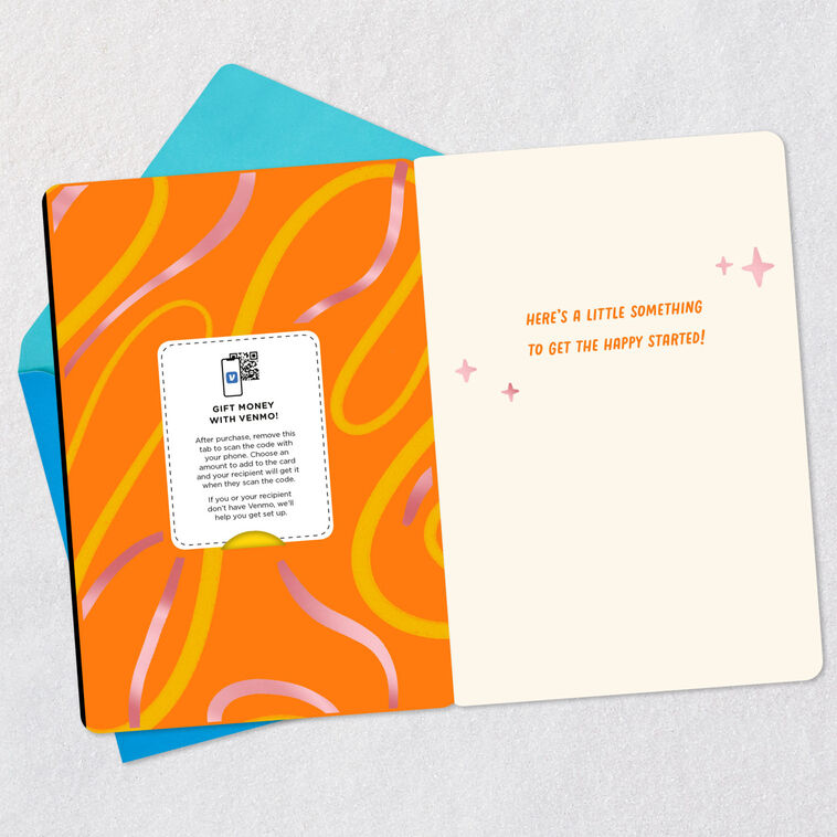 Hallmark Turn Up The Happy Venmo Birthday Card